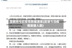 昆明市今日疫情数据通报(昆明今日疫情新增人数)