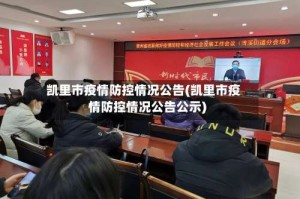 凯里市疫情防控情况公告(凯里市疫情防控情况公告公示)