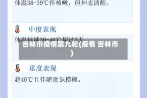 吉林市疫情第九轮(疫情 吉林市)