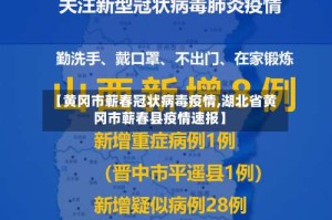 【黄冈市蕲春冠状病毒疫情,湖北省黄冈市蕲春县疫情速报】