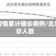 北京市疫情累计确诊病例/北京市确诊人数