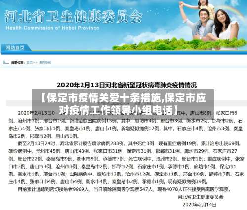 【保定市疫情关爱十条措施,保定市应对疫情工作领导小组电话】-第2张图片