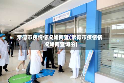 常德市疫情情况如何查(常德市疫情情况如何查询的)-第1张图片