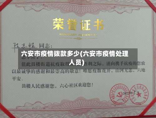 六安市疫情拨款多少(六安市疫情处理人员)-第1张图片